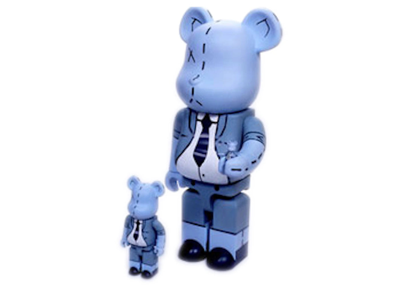 Bearbrick Kozik Halloween 100% & 400% Set Grey
