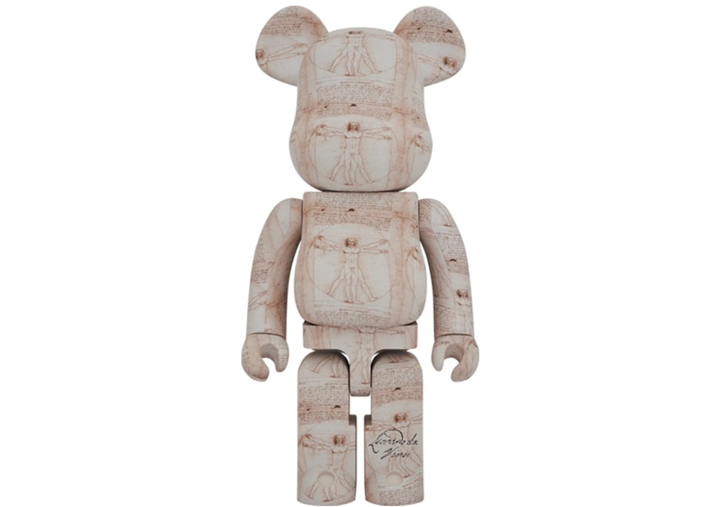 Bearbrick Leonardo da Vinci (Vitruvian Man) 1000%