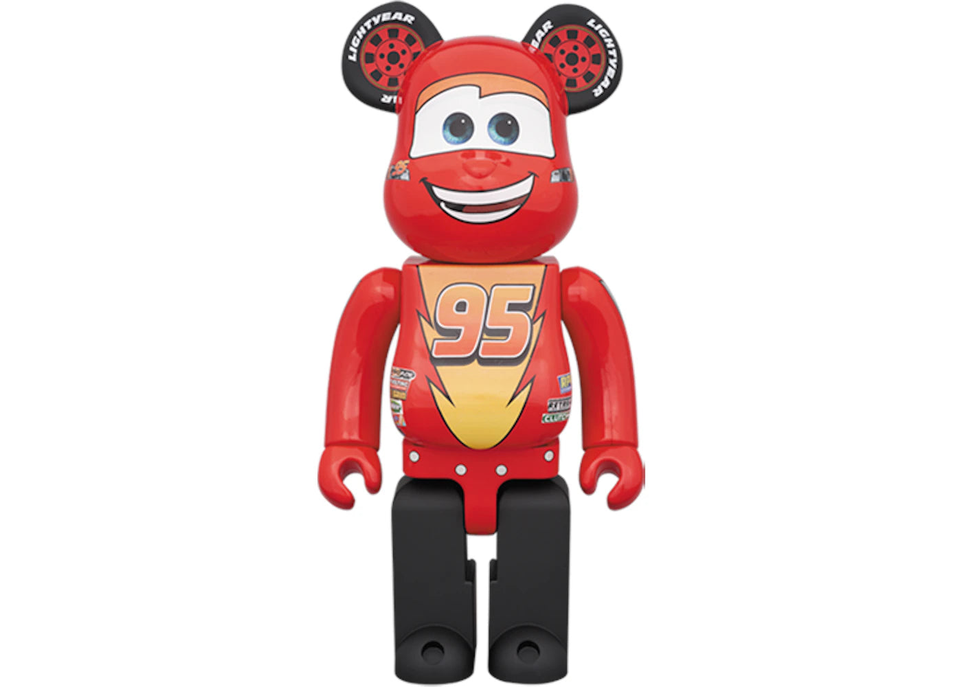 Bearbrick Lighting McQueen 400% Red