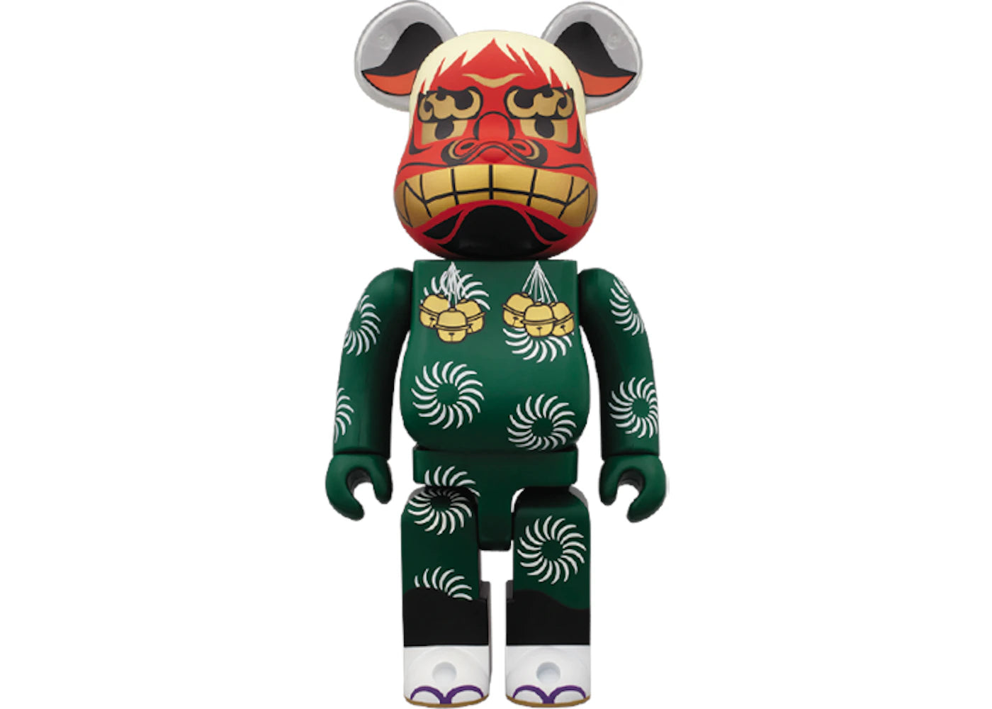 Bearbrick Lion Dance 400% Green