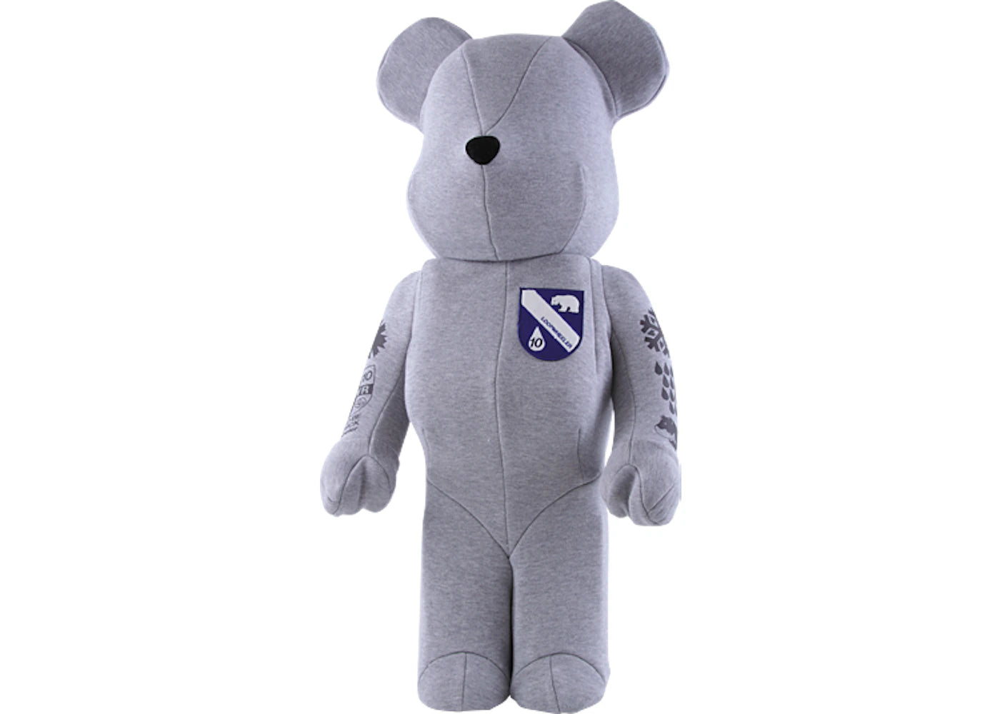 Bearbrick Loopwheeler 1000% Grey