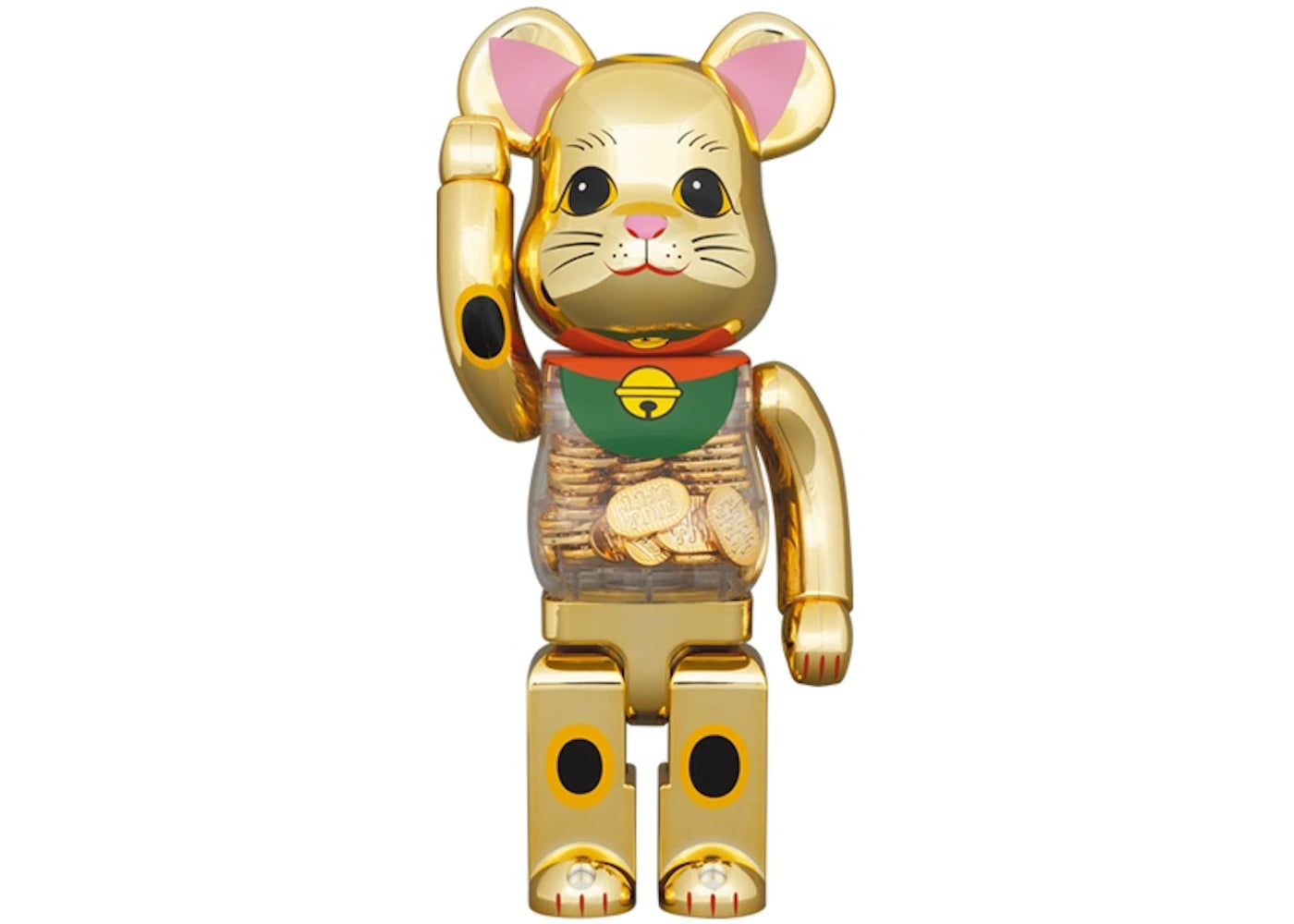 Bearbrick Lucky Cat Oval 1000%