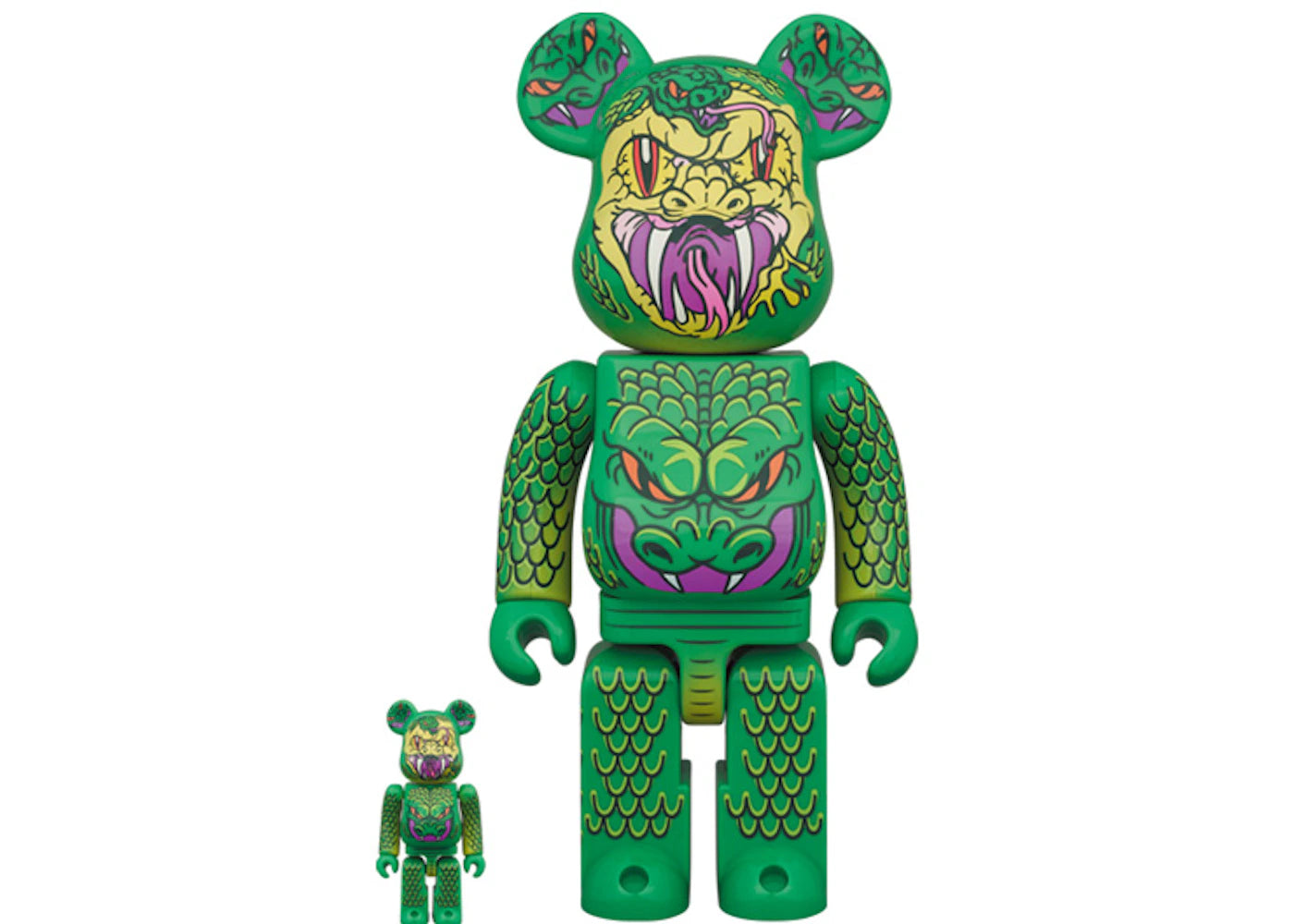 Bearbrick MADBALLS (TM) x MISHKA 100% & 400% Set