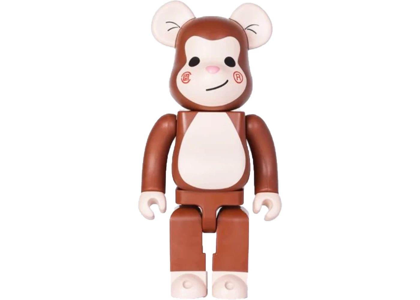 Bearbrick x CLOT Monkey Edison Chen Juice 400% Brown