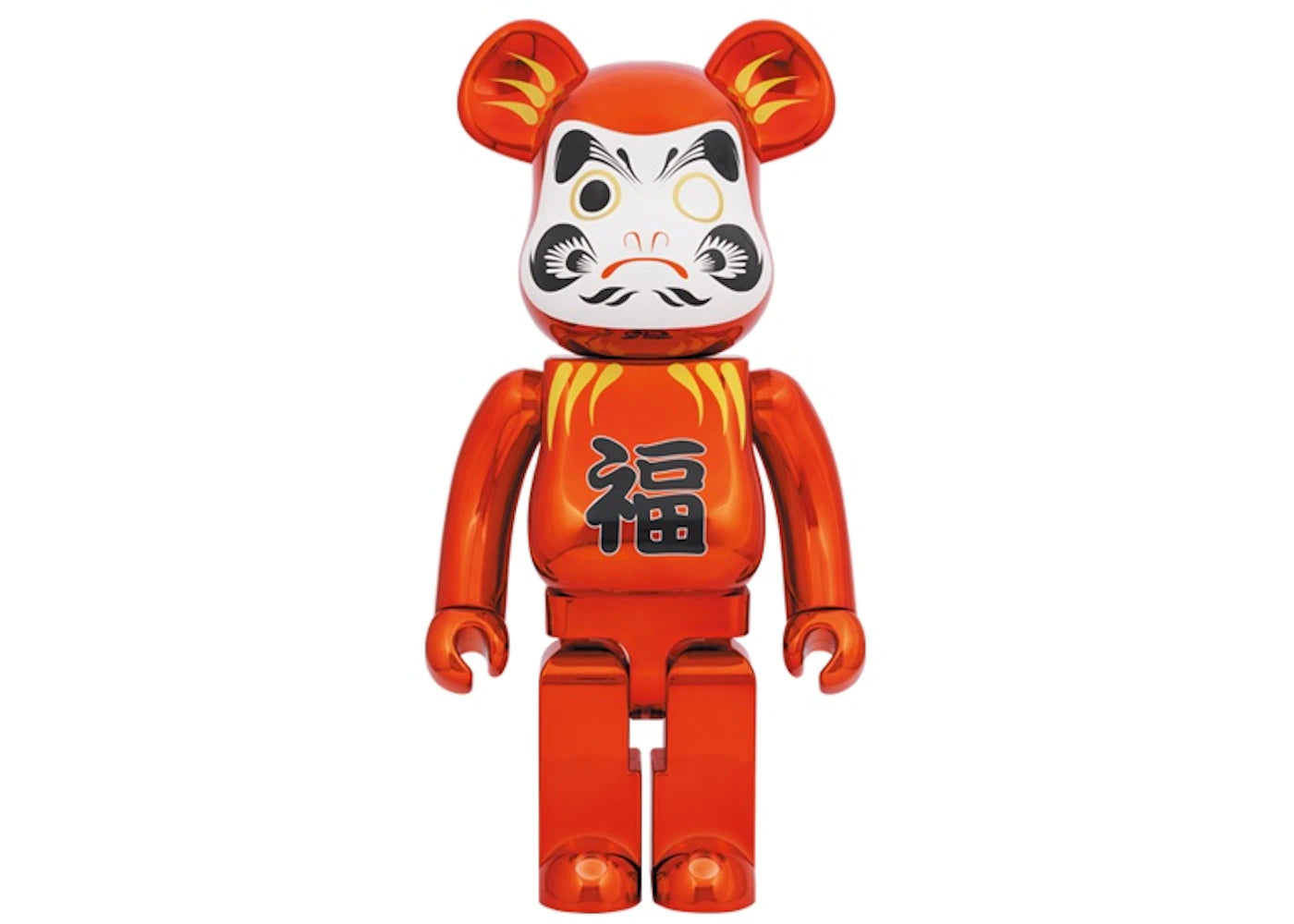 Bearbrick x Medicom Toy Daruma Red Plating 1000%