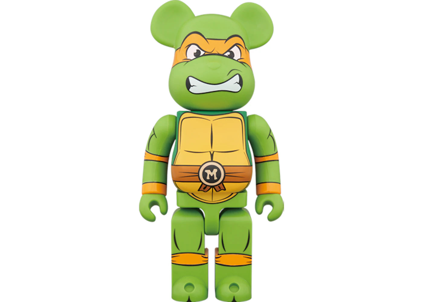 Bearbrick x Teenage Mutant Ninja Turtles Michelangelo 1000% Multi