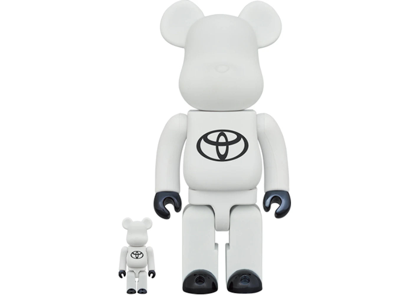 Bearbrick x Toyota (Drive Your Teenage Dreams.) 100% & 400% Set White