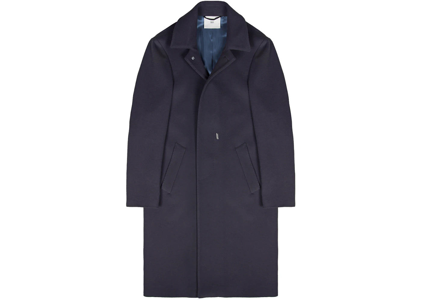 Beautiful Struggles London Pop-Up DropX Classic Virgin Wool Coat Navy
