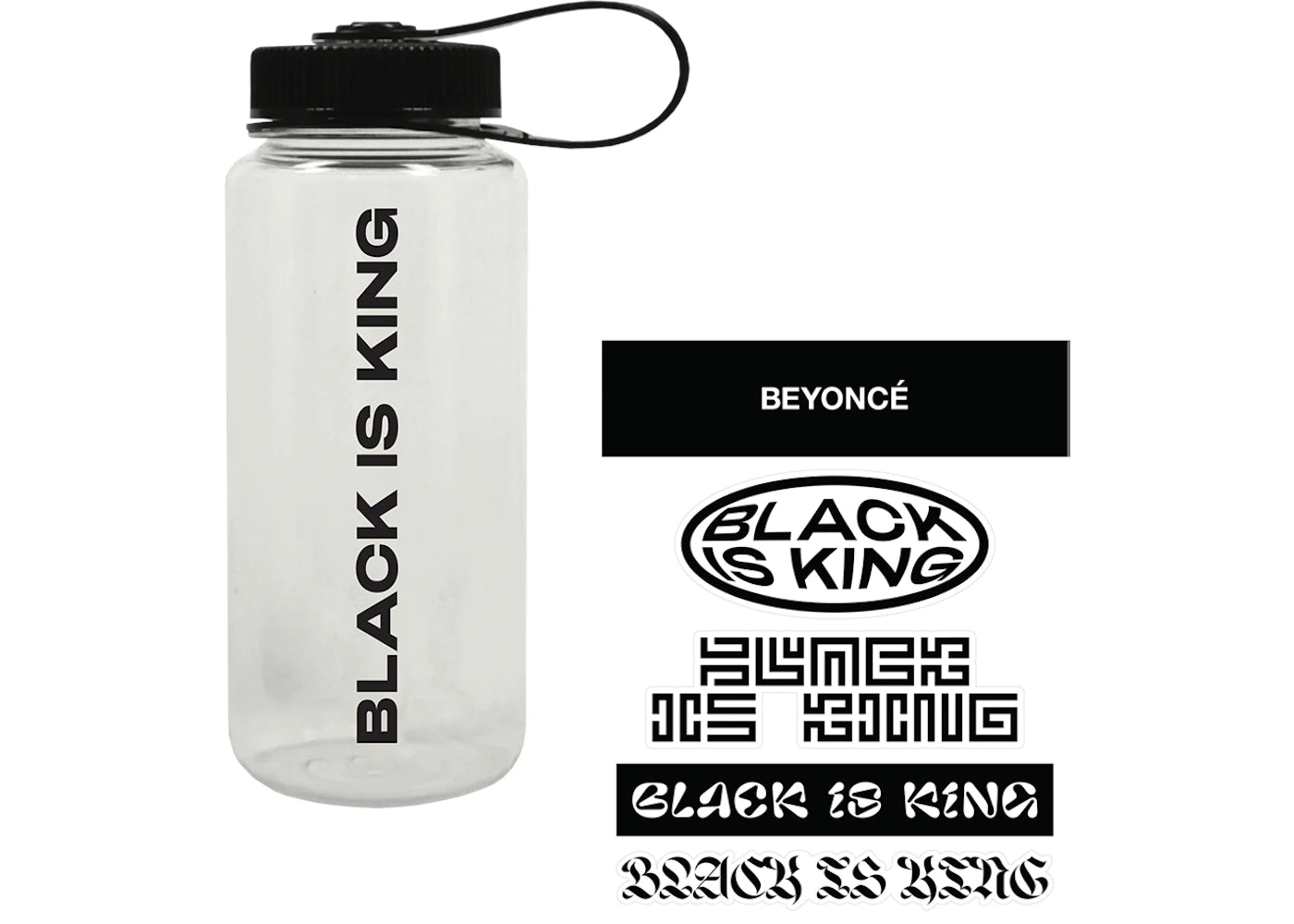 Beyonce BIK Water Bottle & Sticker Sheet Multi