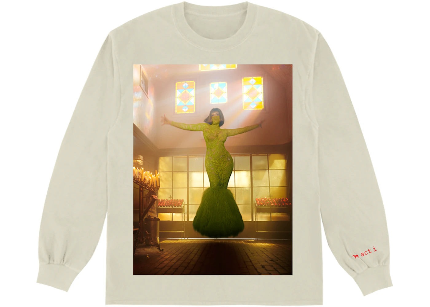 Beyonce Church Girl Longsleeve T-shirt Natural