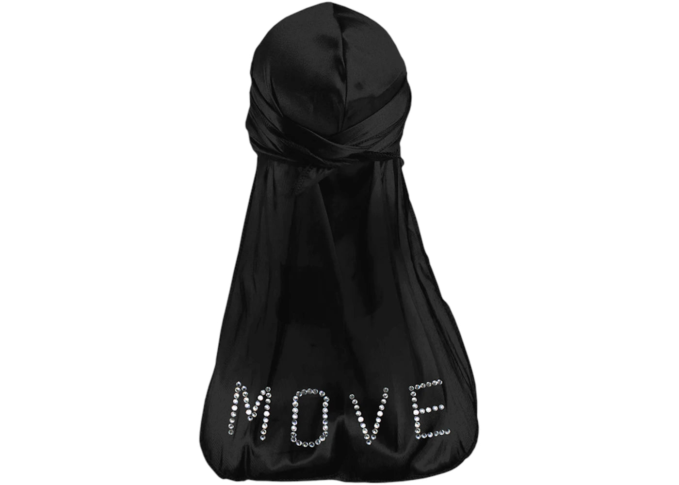 Beyonce Move Crystal Durag Black