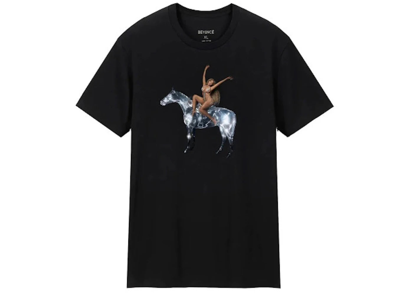 Beyonce Official Renaissance World Tour Pose 4 T-shirt Black