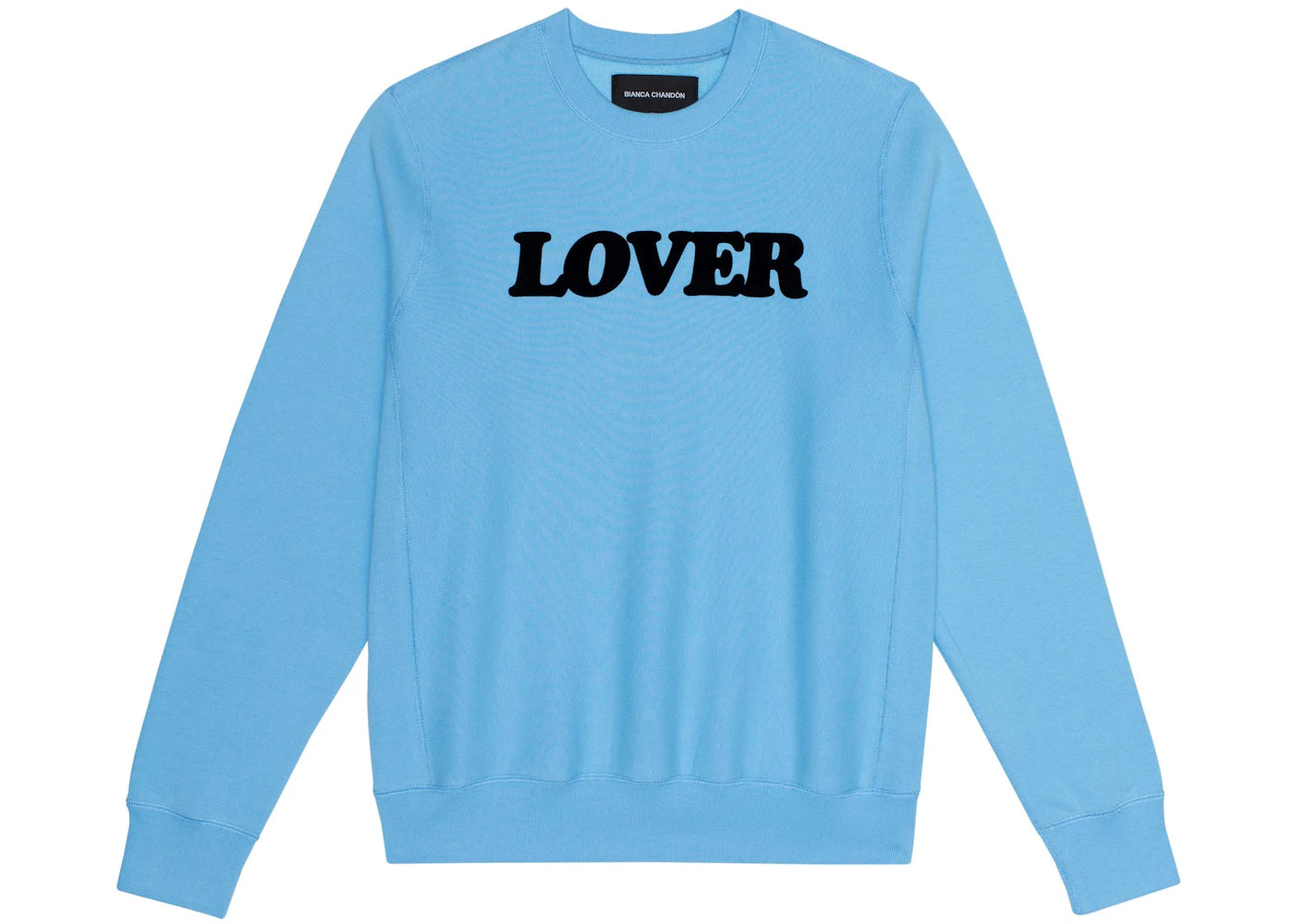 Bianca Chandon Lover Crewneck Pullover Baby Blue/Black