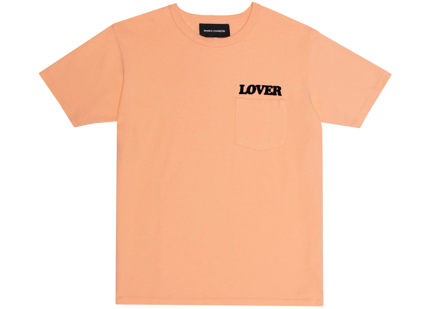 Bianca Chandon Lover Pocket T-Shirt Peach/Black