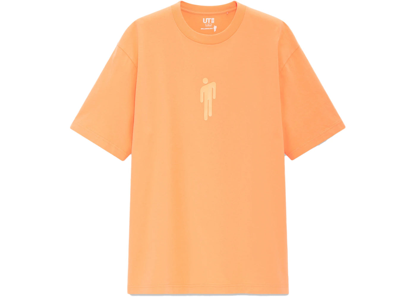 Billie Eilish Logo T-Shirt (Japanese Womens Sizing) Orange