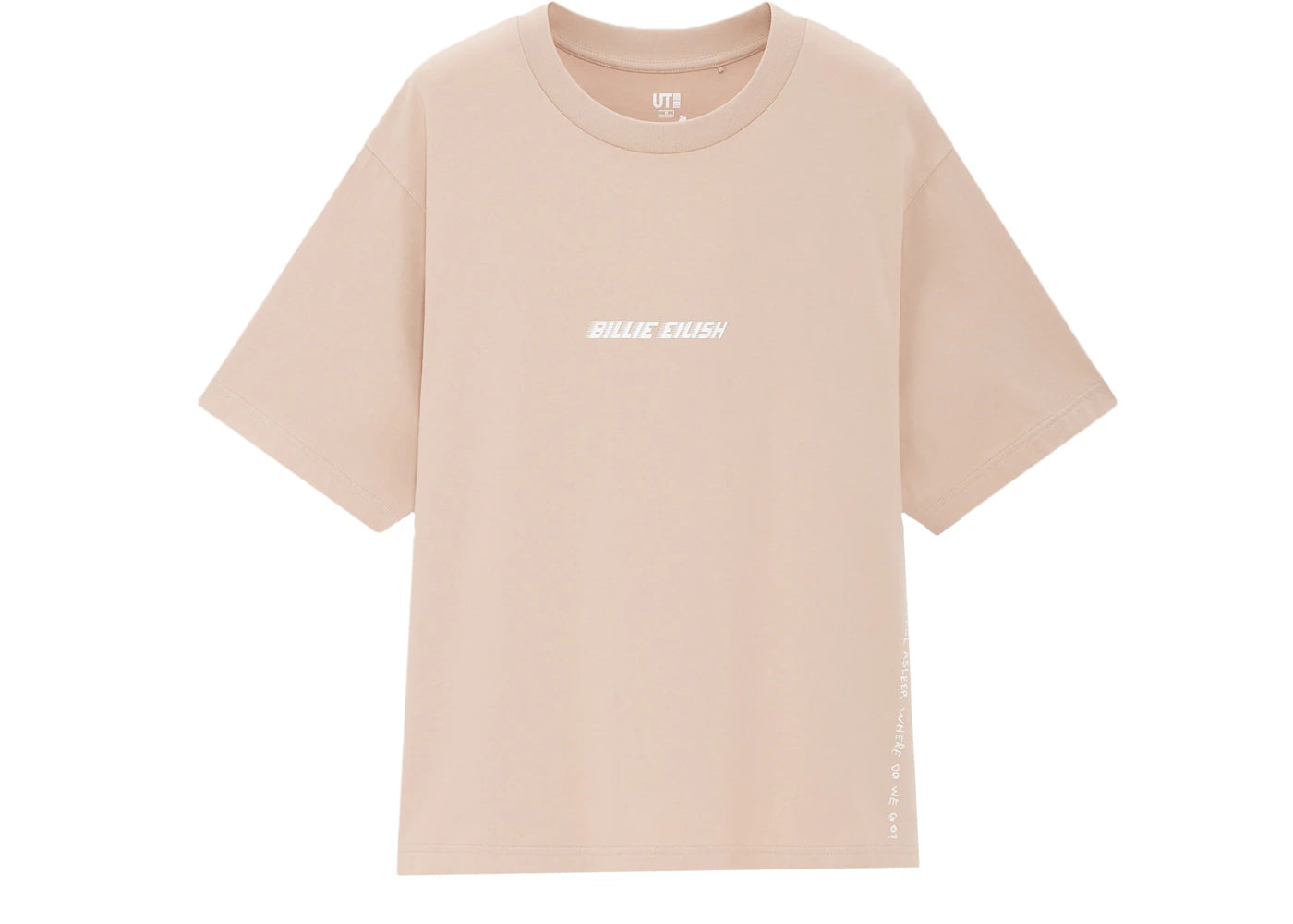 Billie Eilish Logo T-Shirt (US Womens Sizing) Natural
