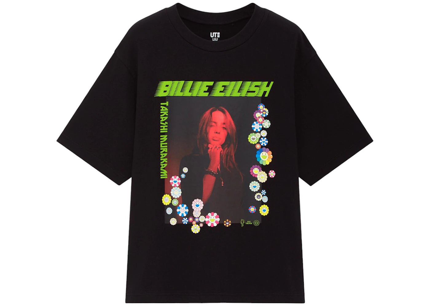Billie Eilish x Takashi Murakami x Uniqlo Women's Photo Tee Black