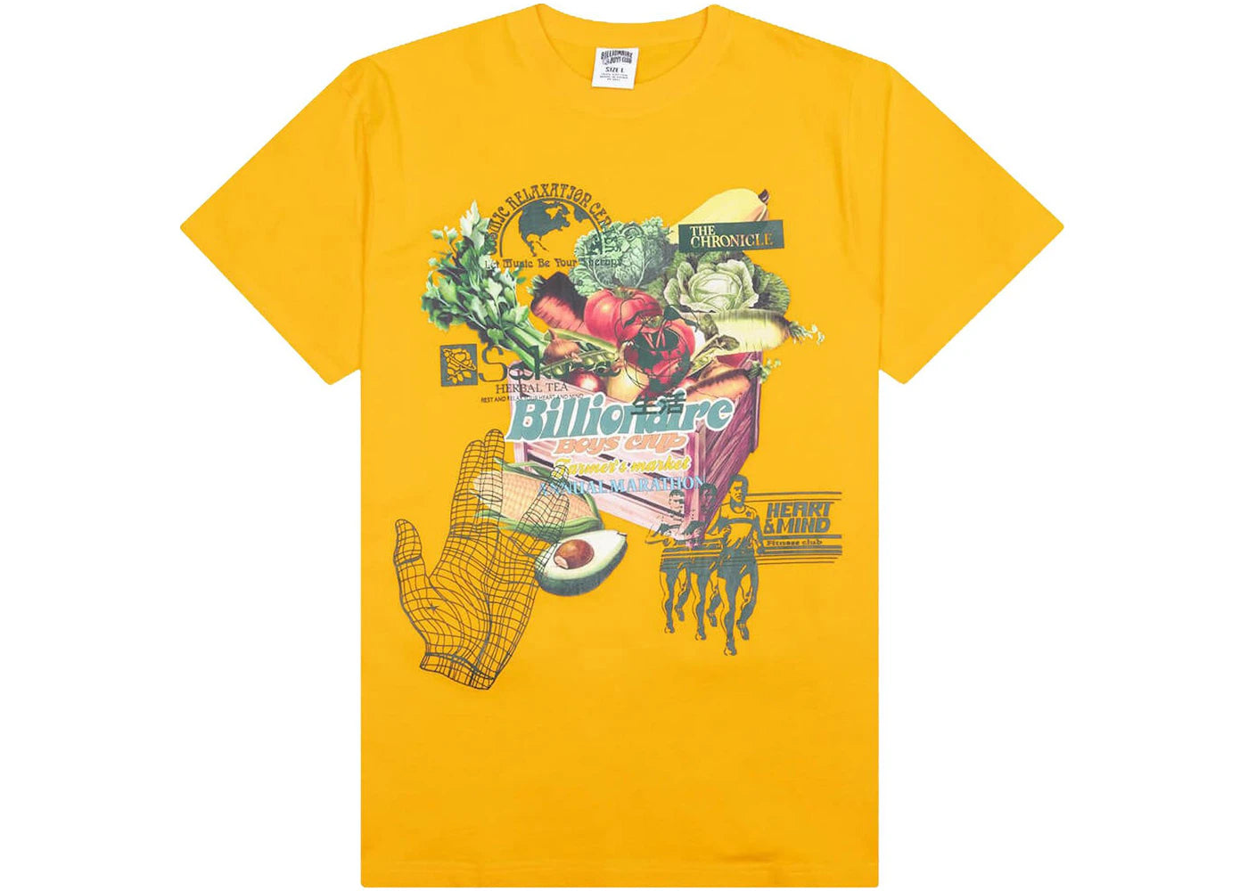 Billionaire Boys Club Farmers Market Tee Yellow