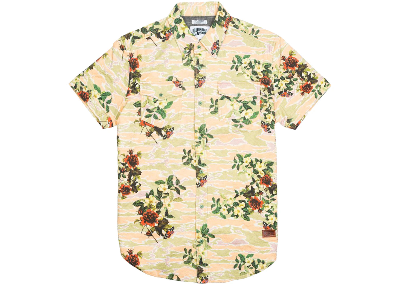 Billionaire Boys Club Garden Woven Shirt White/Eggnog