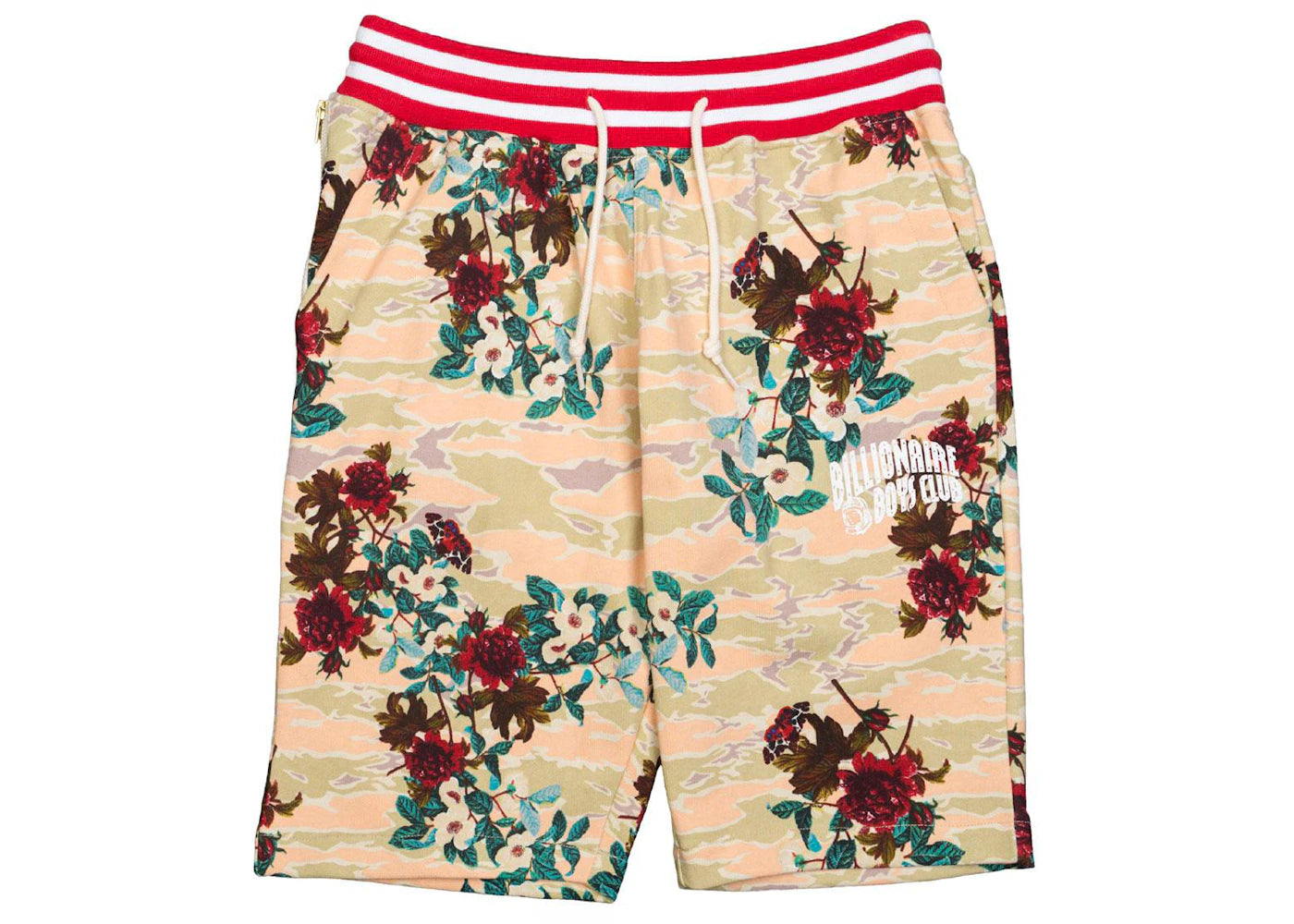Billionaire Boys Club Hidden Floral Shorts White/Eggnog