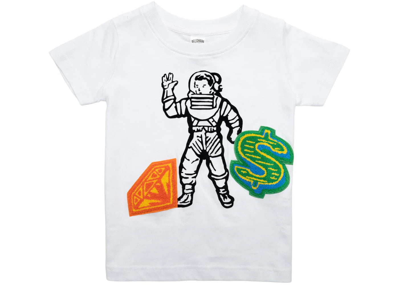 Billionaire Boys Club Little Kids Billio Astro Knit Tee White