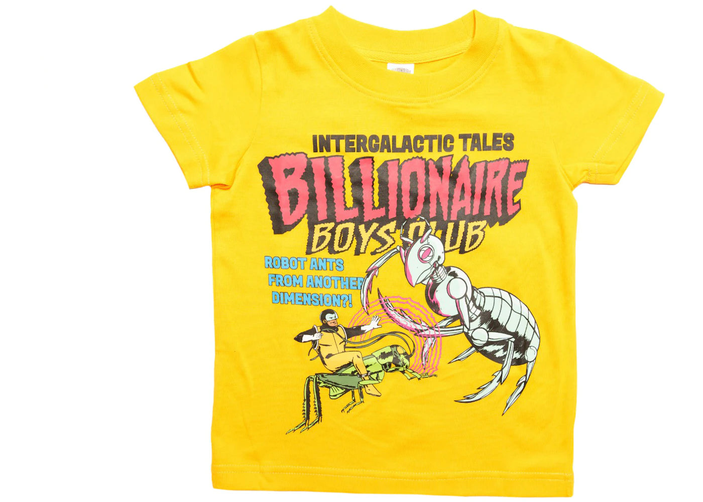 Billionaire Boys Club Little Kids Fly Trap Tee Yellow/Citrus