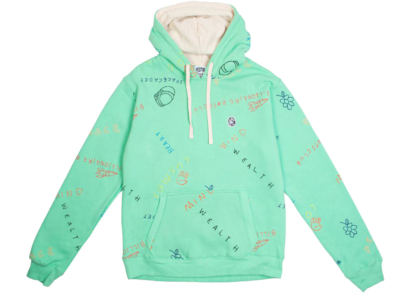 Billionaire Boys Club Scribble Hoodie Green/Spring Bud