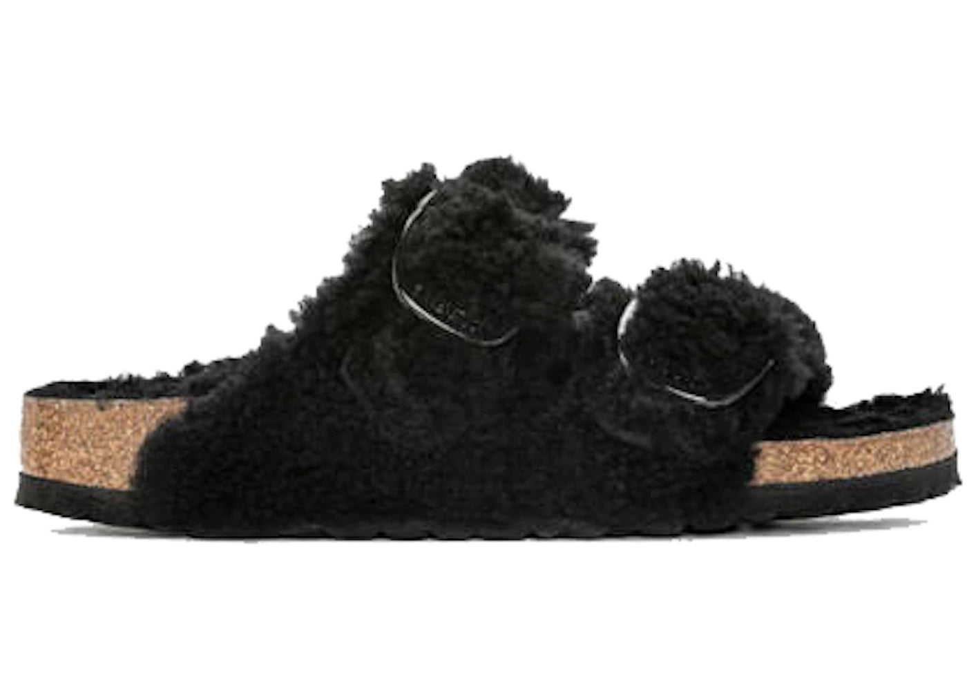 Birkenstock Arizona Big Buckle Teddy Black (Women's)