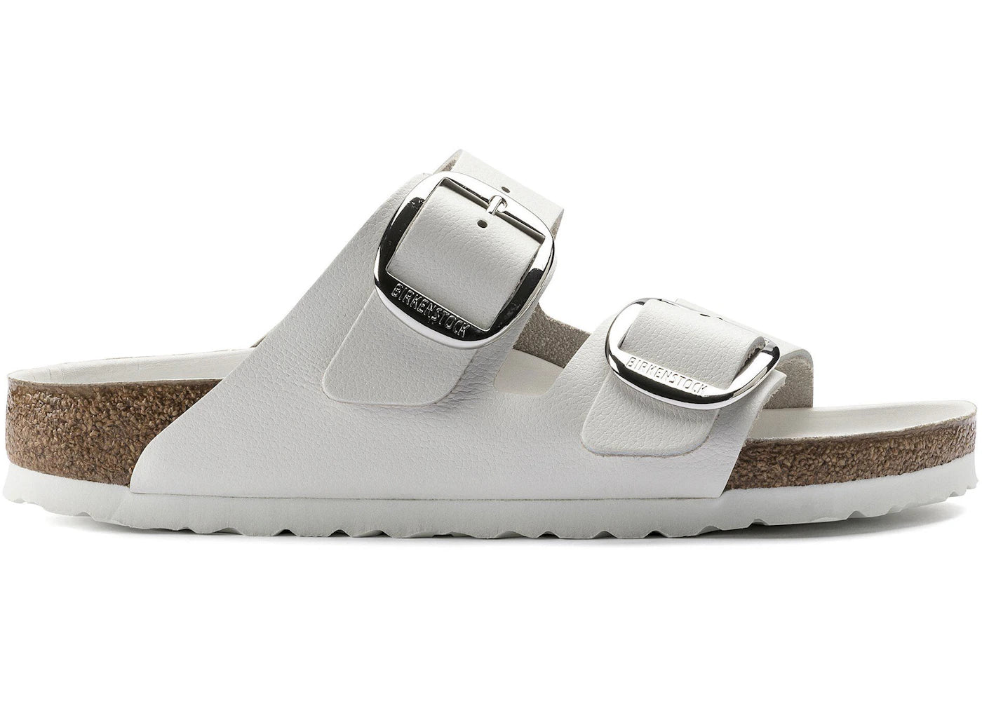 Birkenstock Arizona Big Buckle White Leather (Women's)