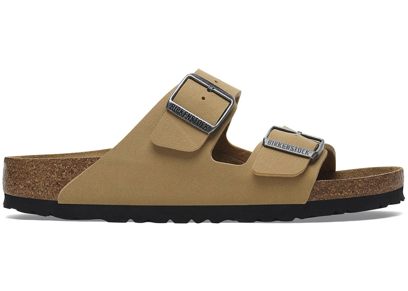 Birkenstock Arizona Birkibuc Latte Cream
