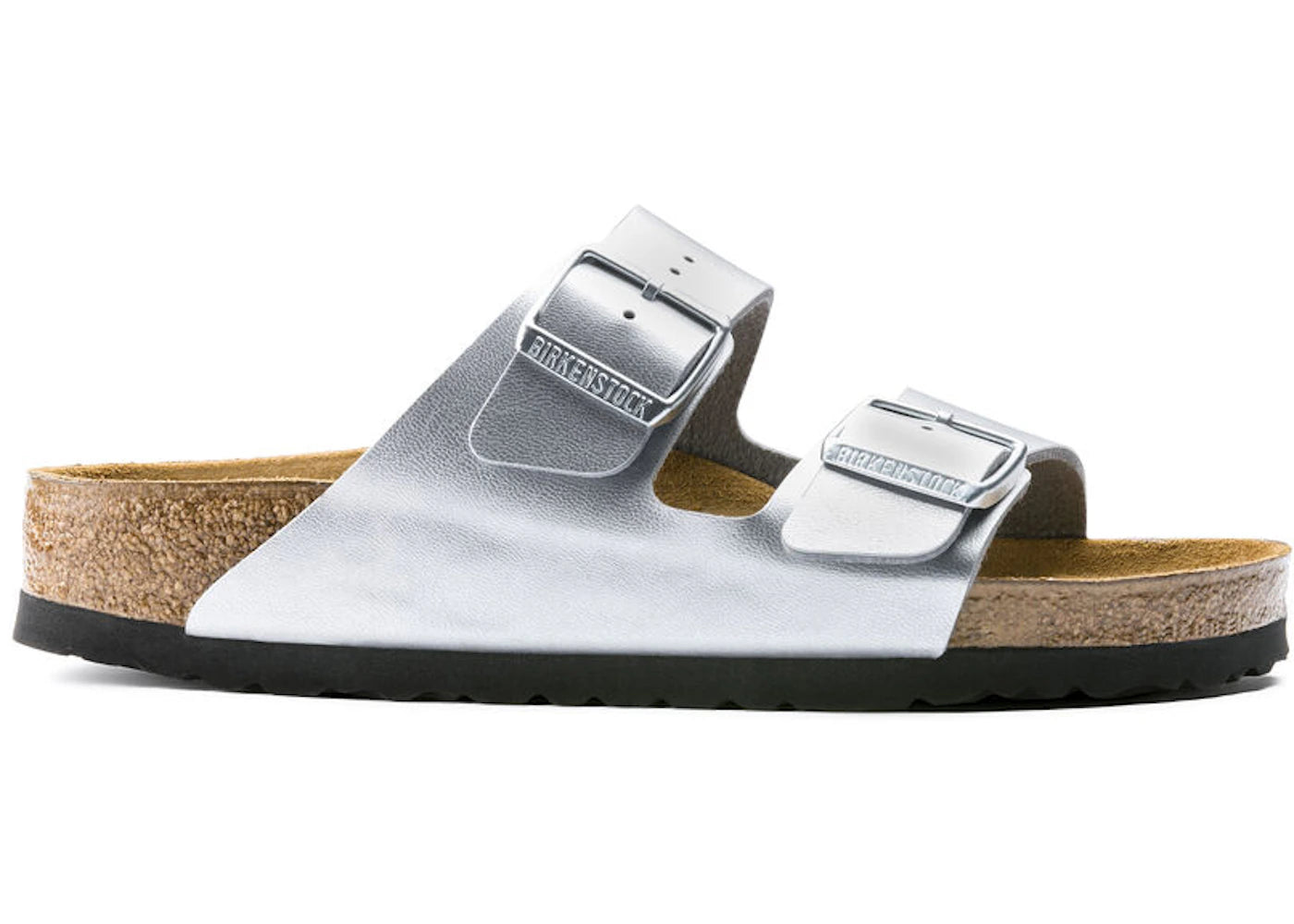 Birkenstock Arizona Birko-Flor Silver (Women's)