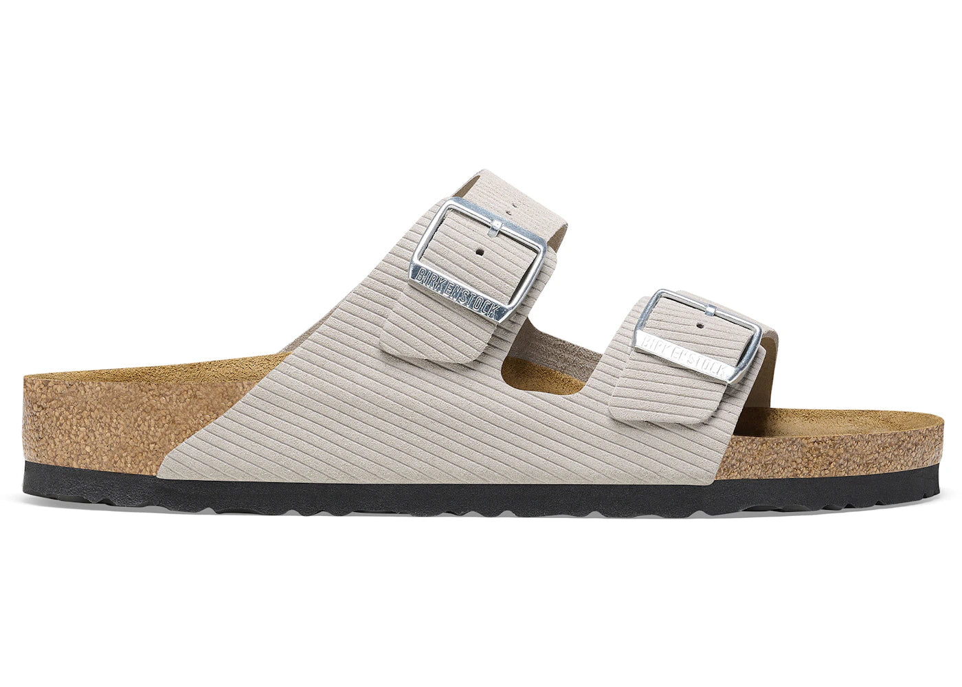 Birkenstock Arizona Embossed Corduroy Suede Stone Coin