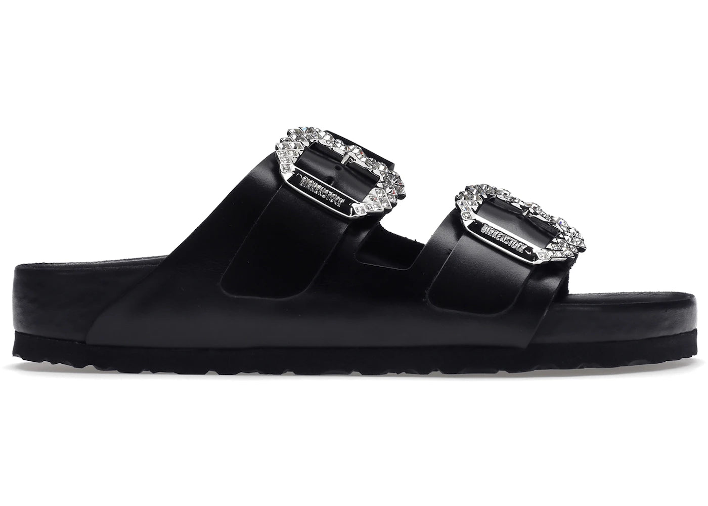 Birkenstock Arizona Manolo Blahnik Black
