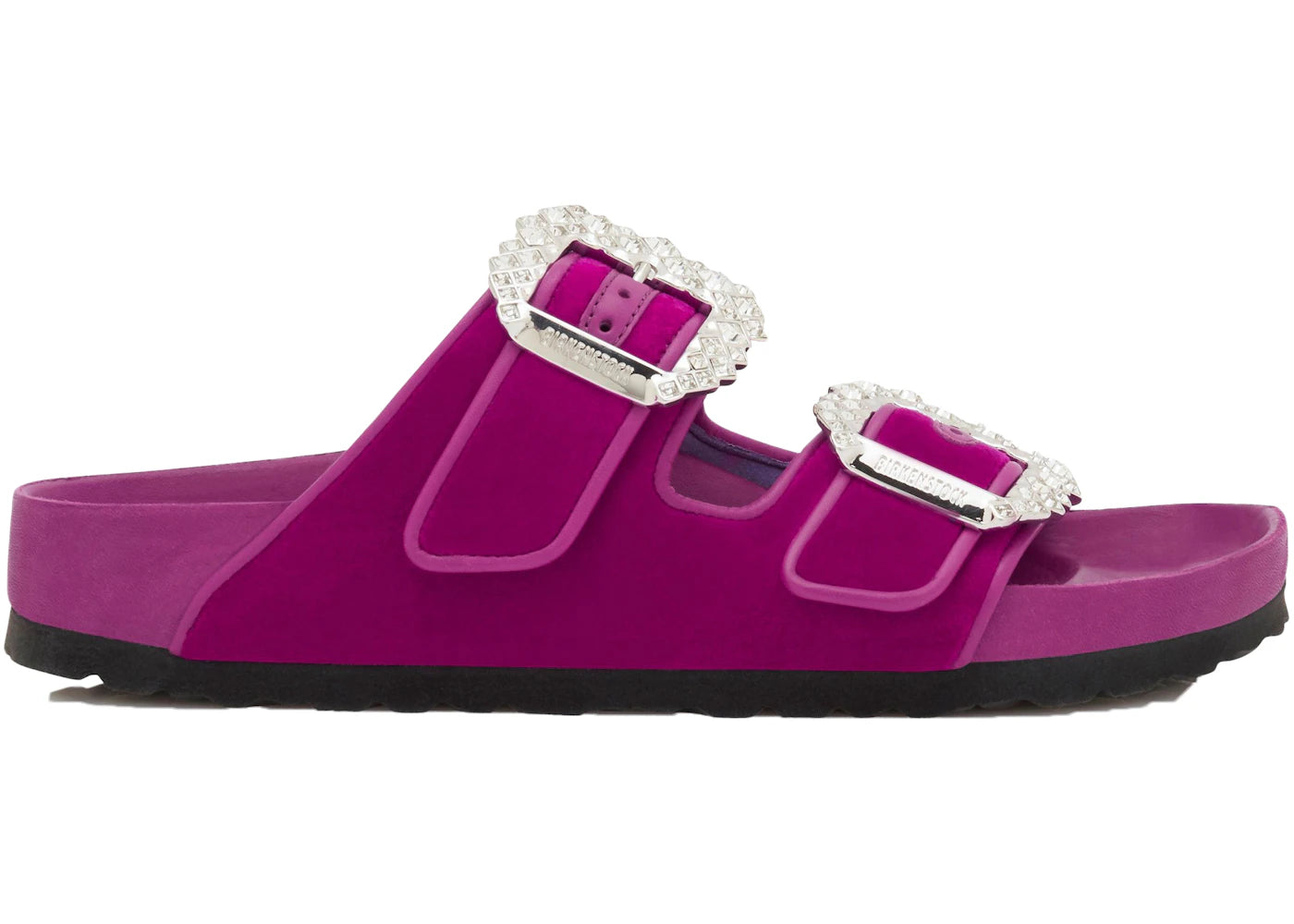 Birkenstock Arizona Manolo Blahnik Fuchsia Velvet