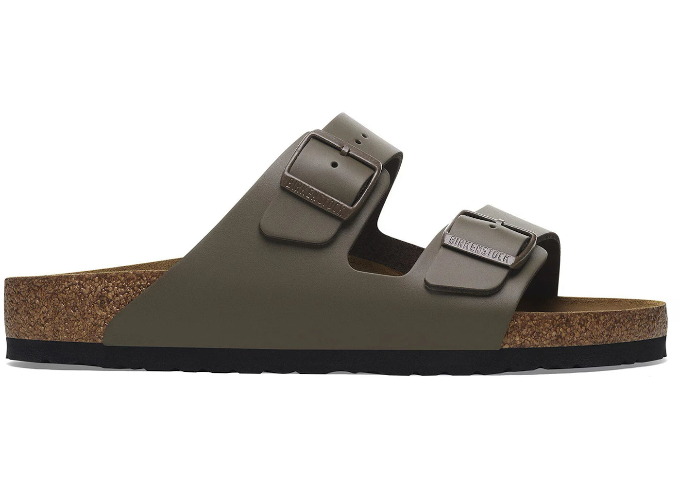 Birkenstock Arizona Natural Leather Concrete Gray