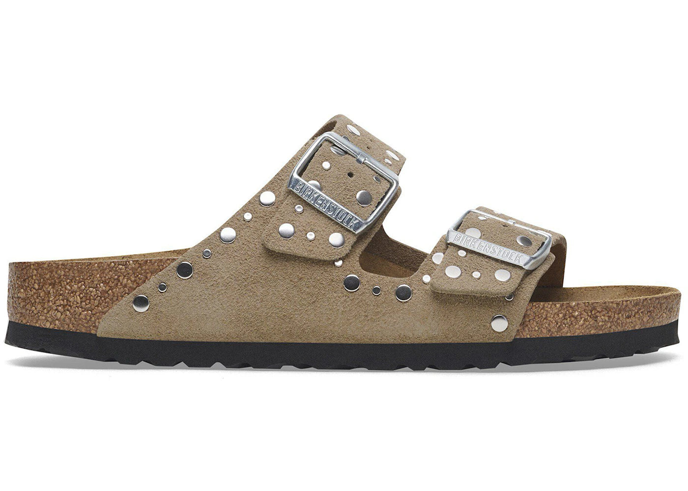 Birkenstock Arizona Rivets Suede Taupe