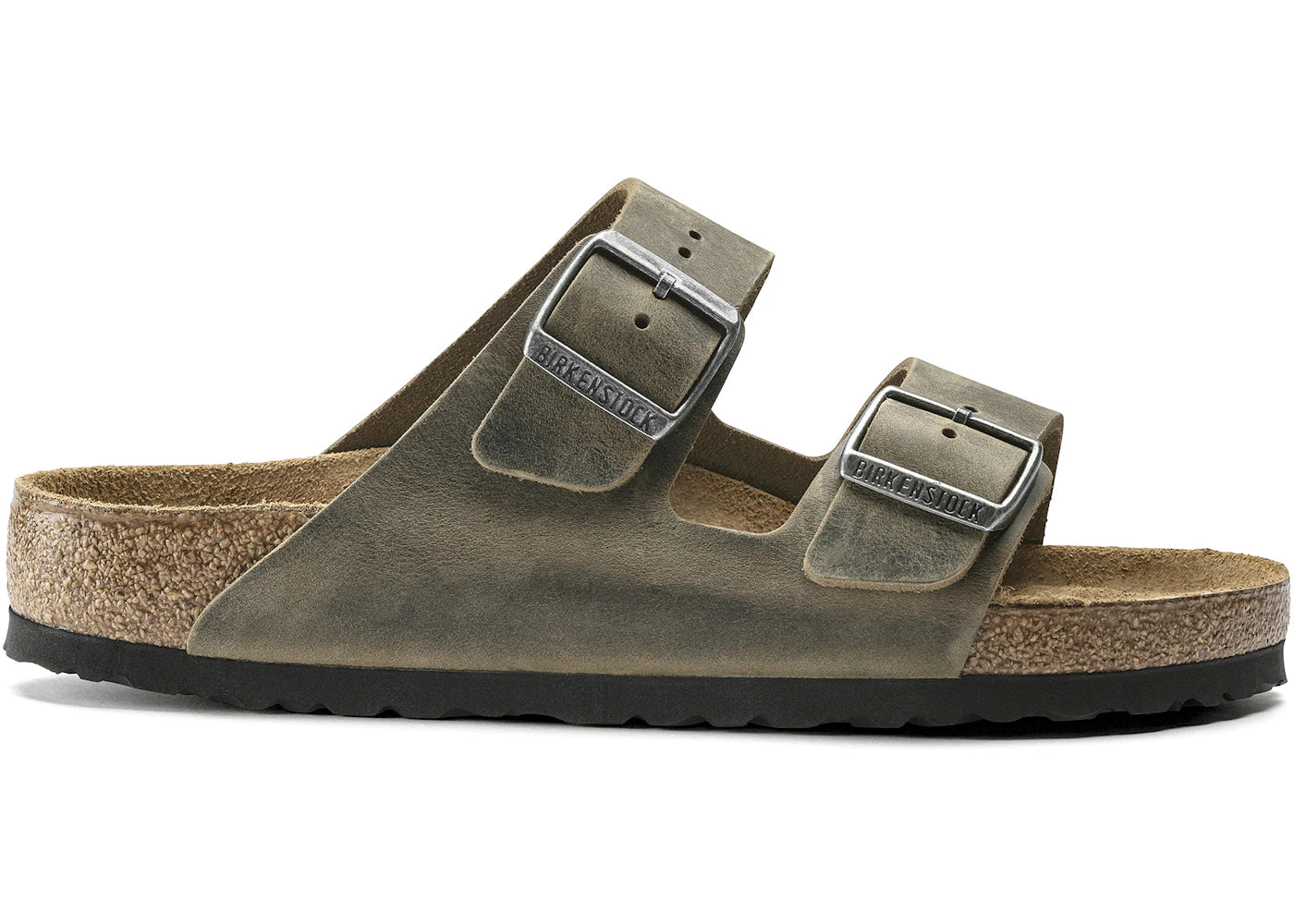 Birkenstock Arizona Soft Footbed Oiled Leather Faded Khaki