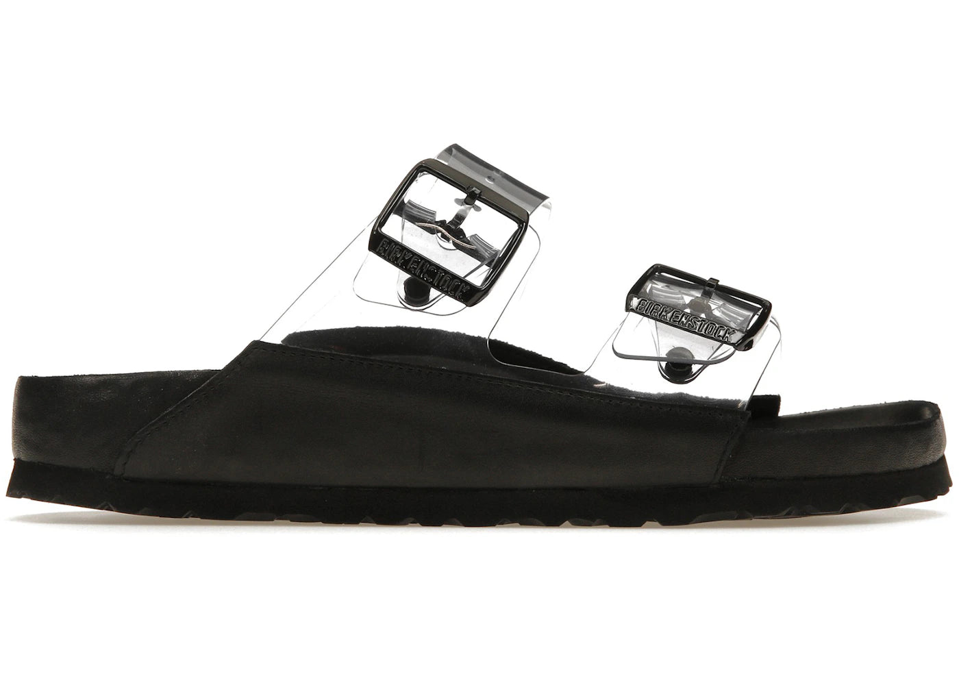 Birkenstock Arizona Transparent Manolo Blahnik Black