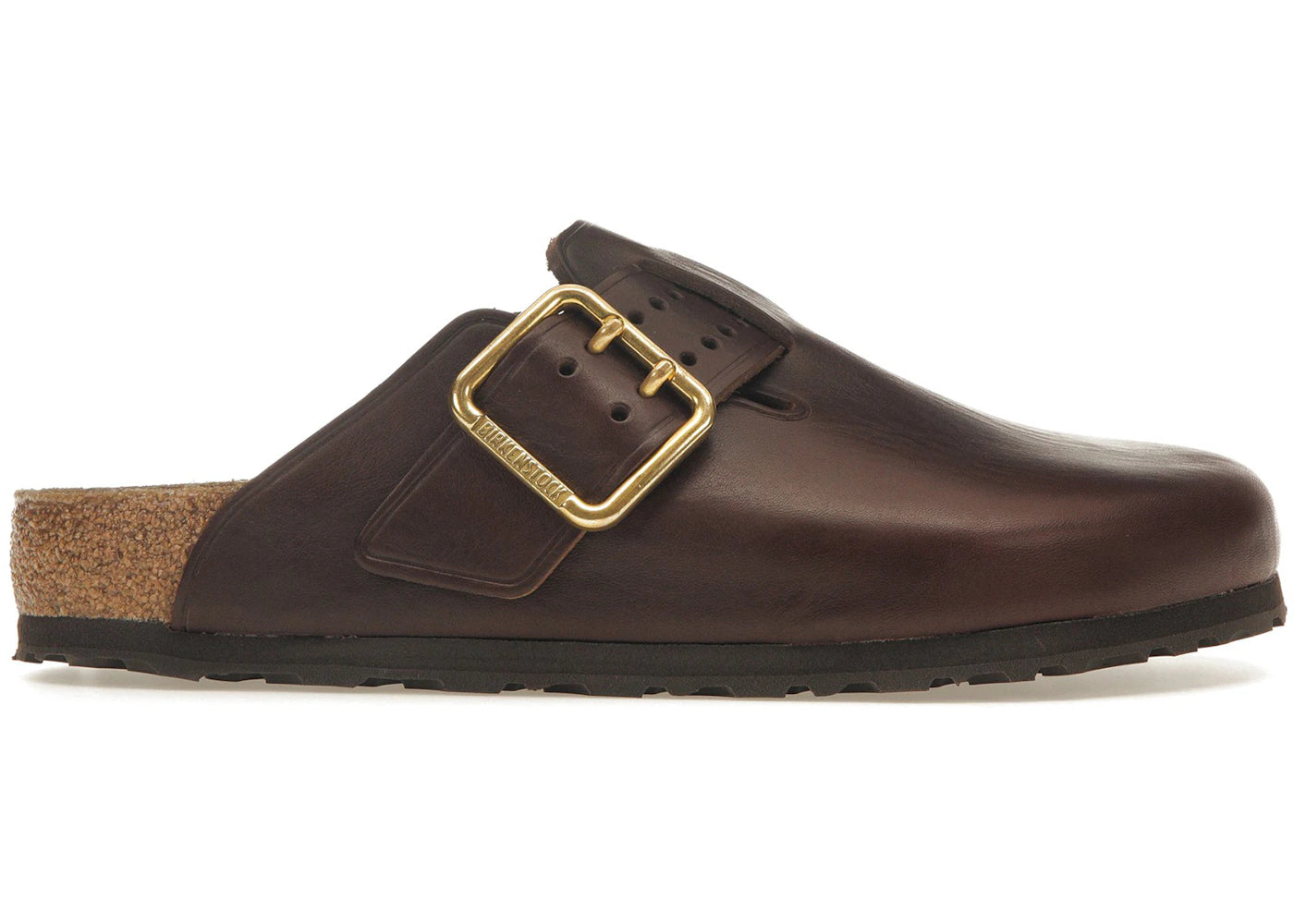 Birkenstock Boston Bold Leather Roast Brown
