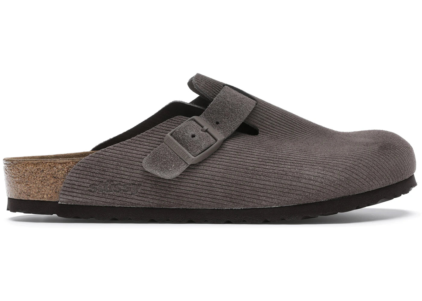 Birkenstock Boston Clogs Stussy Anthracite