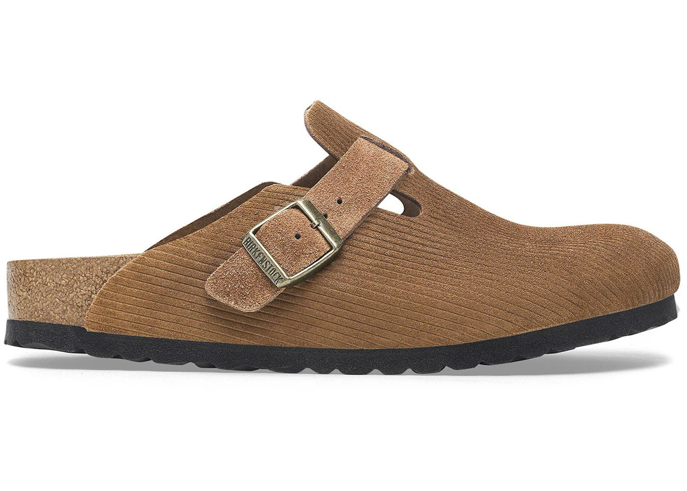 Birkenstock Boston Embossed Corduroy Dark Tea