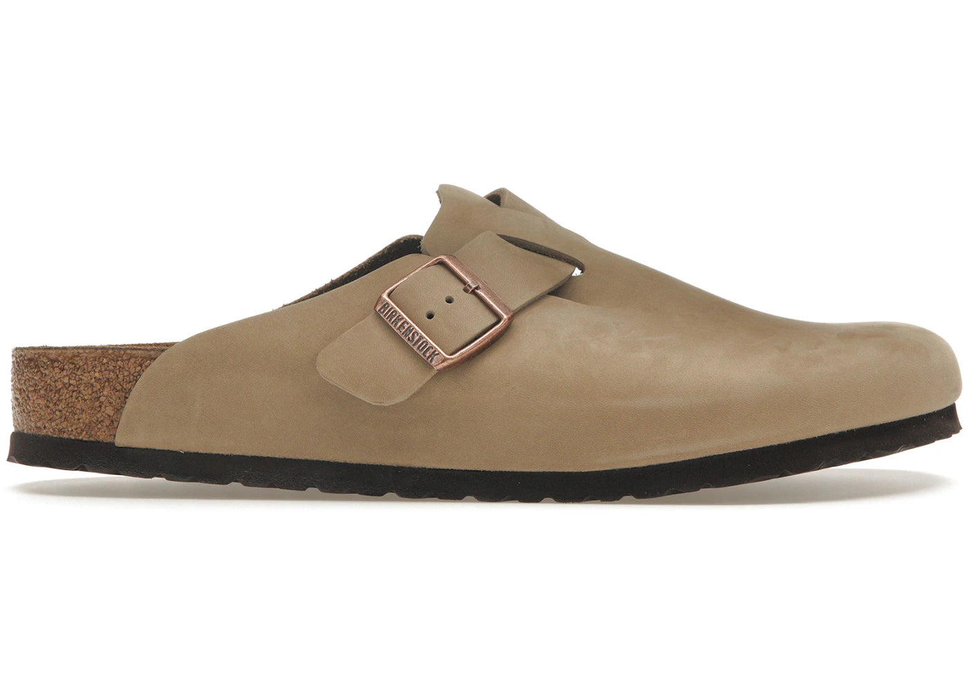 Birkenstock Boston Oiled Leather Tobacco Brown