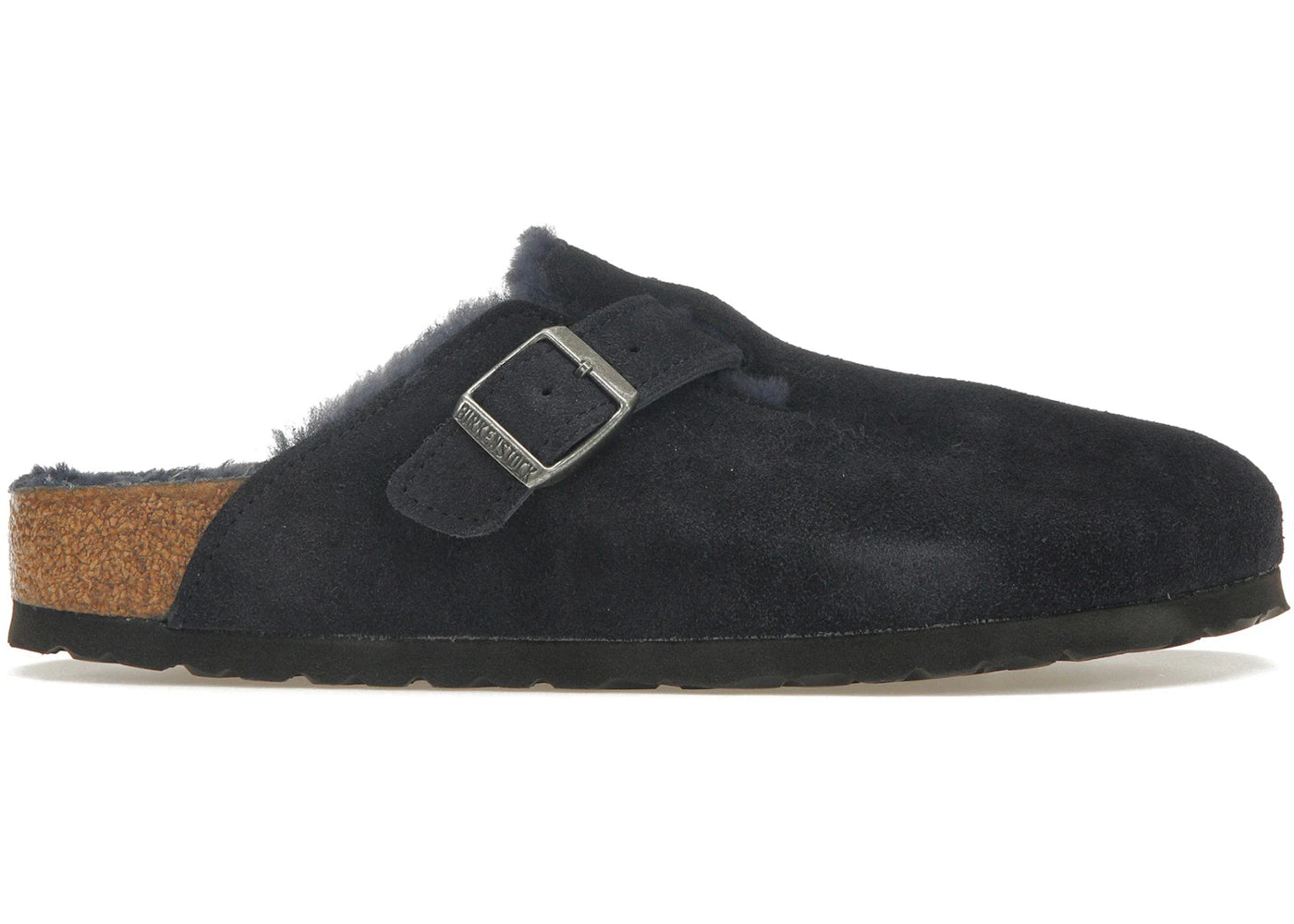 Birkenstock Boston Shearling Suede Midnight