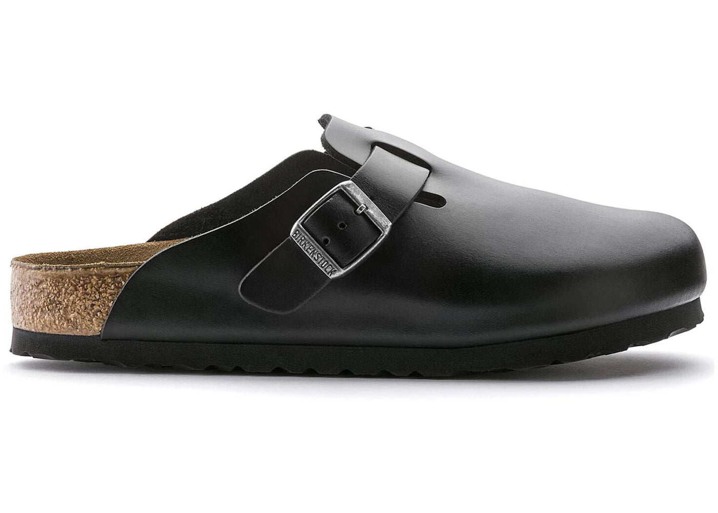 Birkenstock Boston Soft Footbed Smooth Leather Amalfi Black