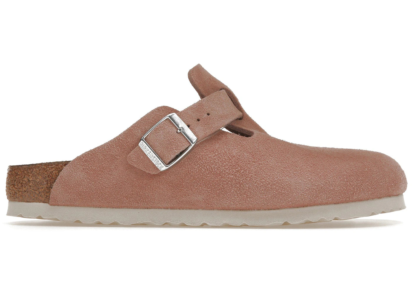 Birkenstock Boston Soft Footbed Suede Pink Clay