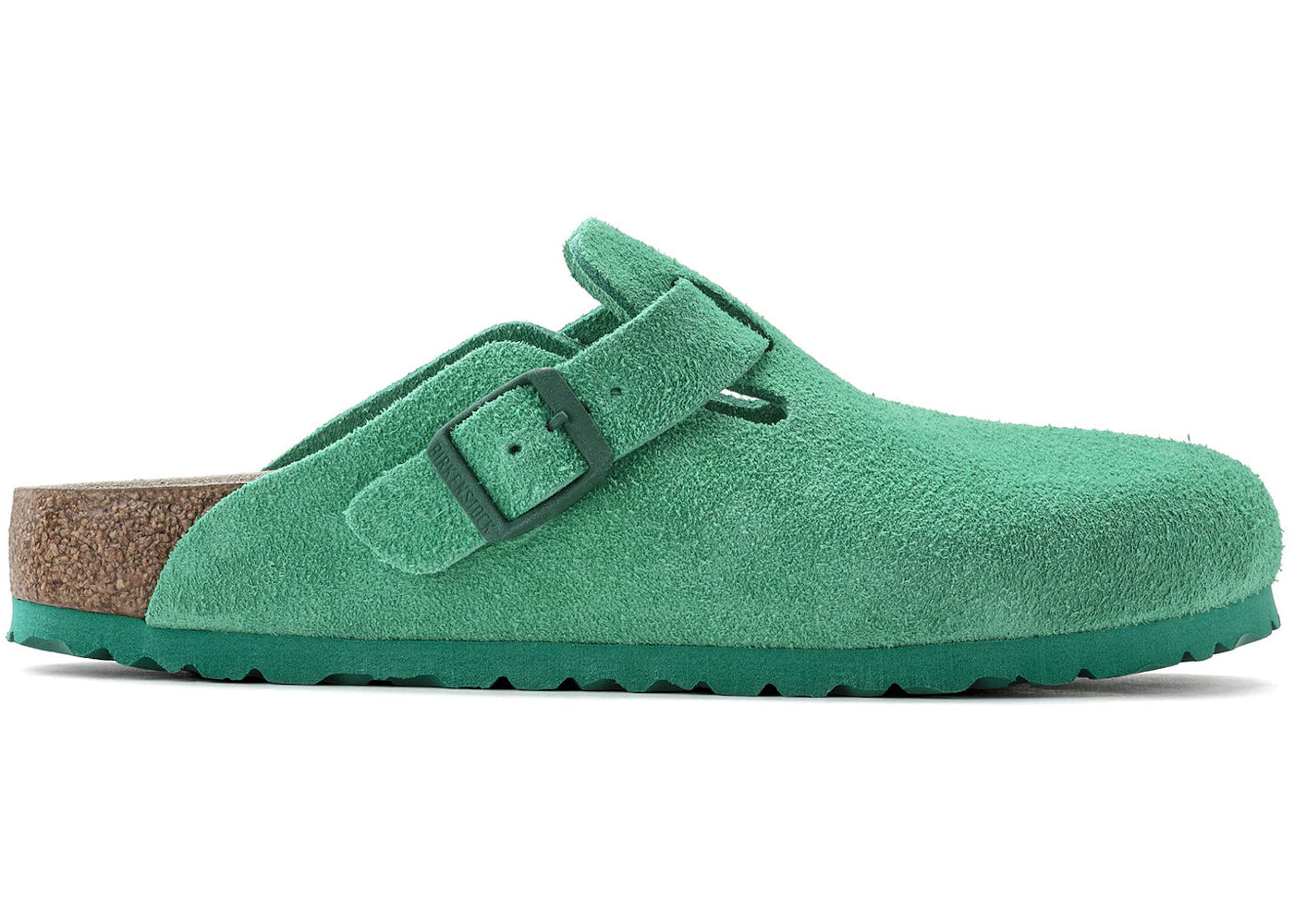Birkenstock Boston Suede Bold Green