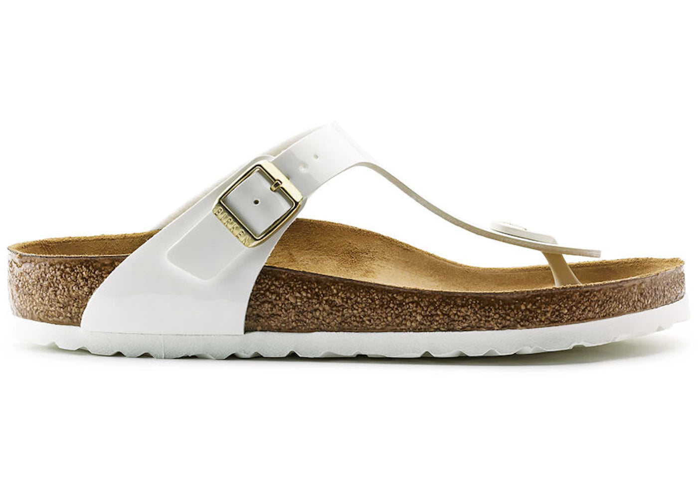 Birkenstock Gizeh Patent White (Women's)
