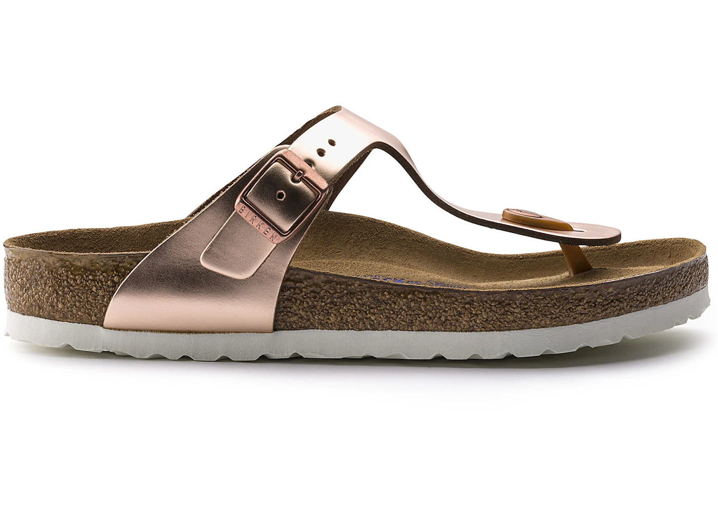 Birkenstock Gizeh Softbed Metallic Cooper (Women's)