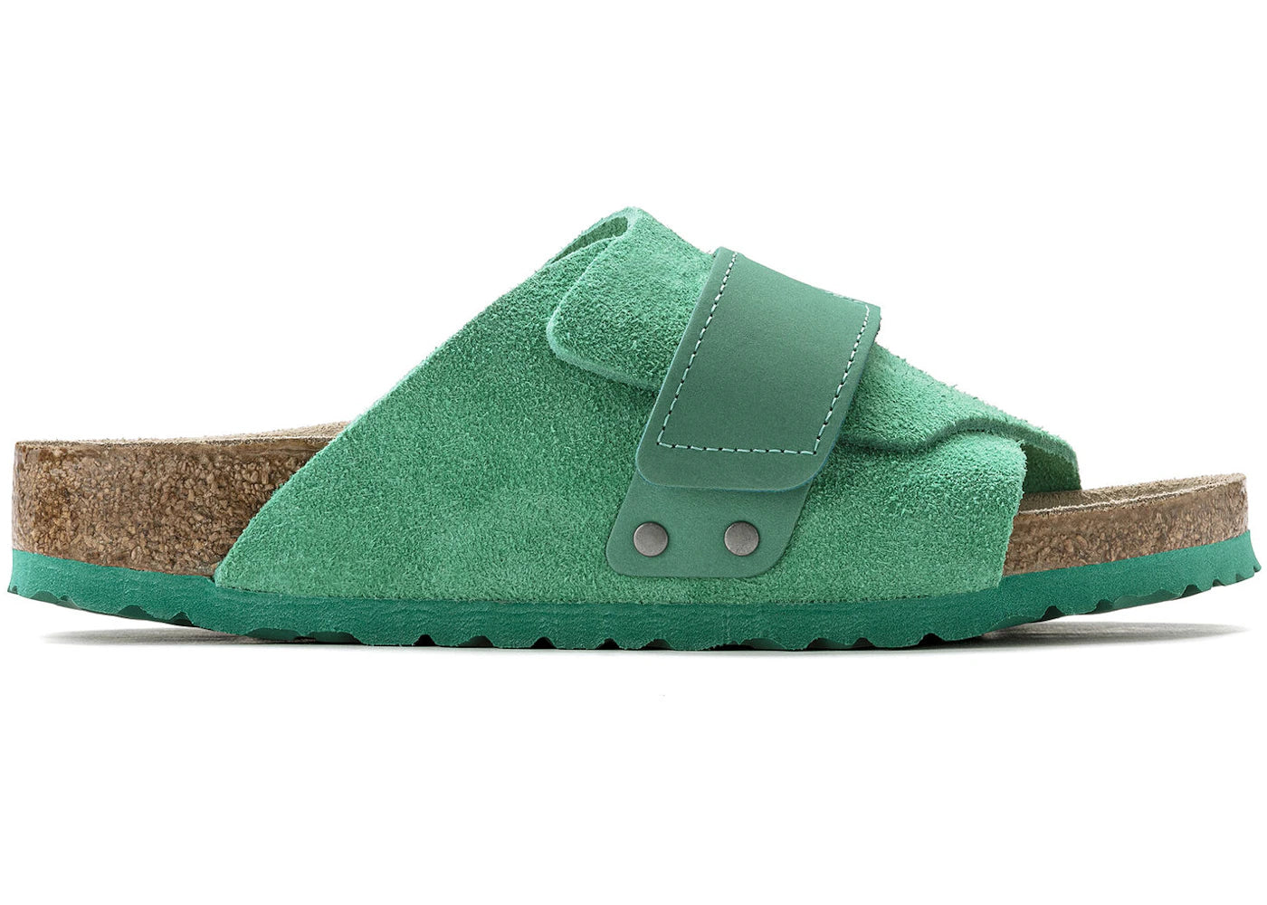 Birkenstock Kyoto Nubuck Suede Bold Green