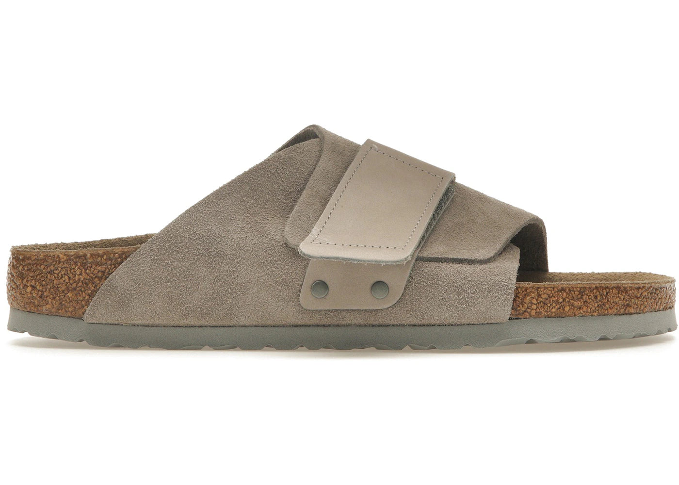 Birkenstock Kyoto Nubuck Suede Stone Coin
